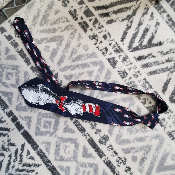 Cat in the hat. Michelangelo  neck tie. Polyester - Picture 4 of 4